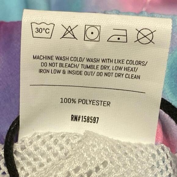 NEW Harlow & Lloyd Men's Blue Pink Marshmallow Marbled Sweat Pants Size XL - Picture 6 of 6